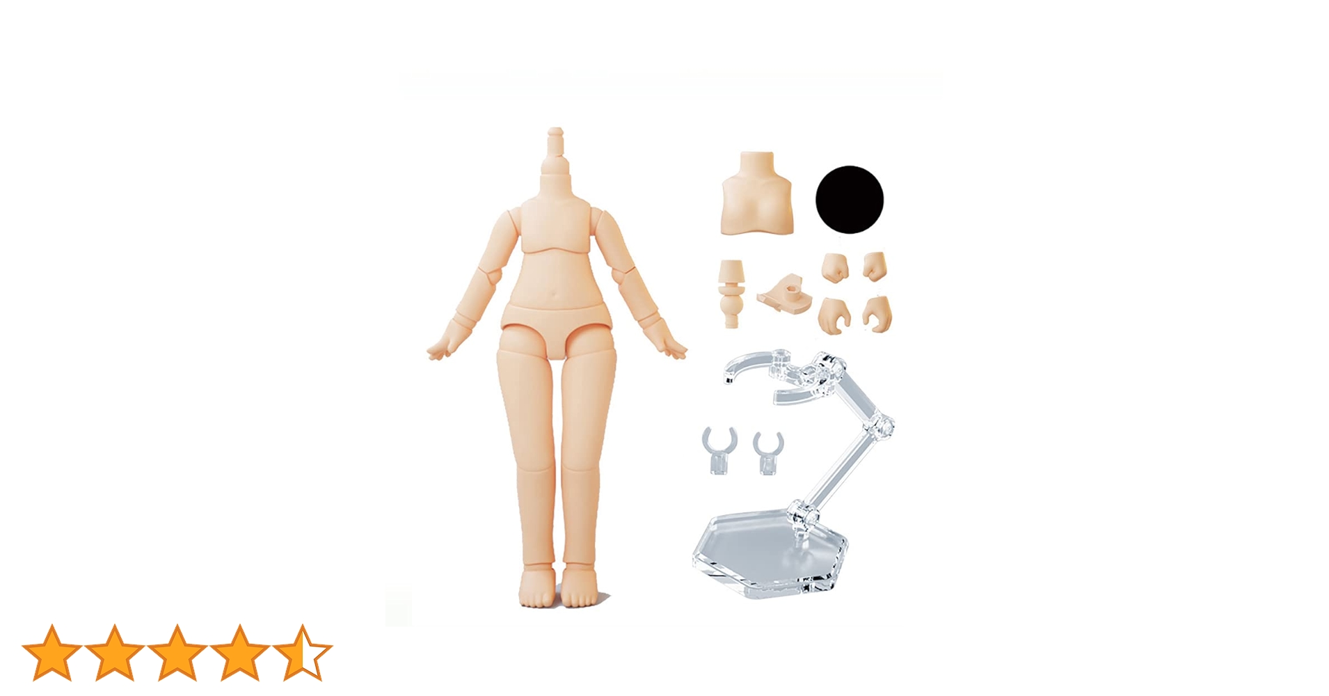 人形・等身大ドール展示スタンド（120～175cm対応） 80 ~ 120cm Dollmore Doll Stand (All - Black)｜DOLK（ドルク）
